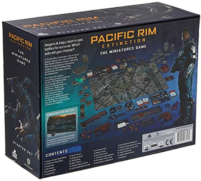 Pacific Rim: Extinction back of the box