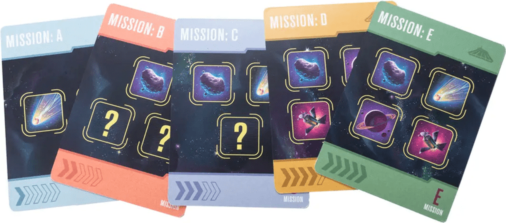 Disney Space Mountain Game: All Systems Go cartas