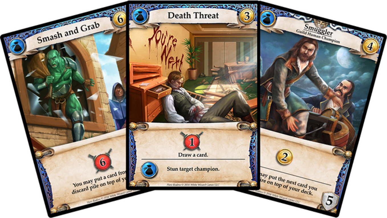 Hero Realms: Jeu de Deckbuilding cartes