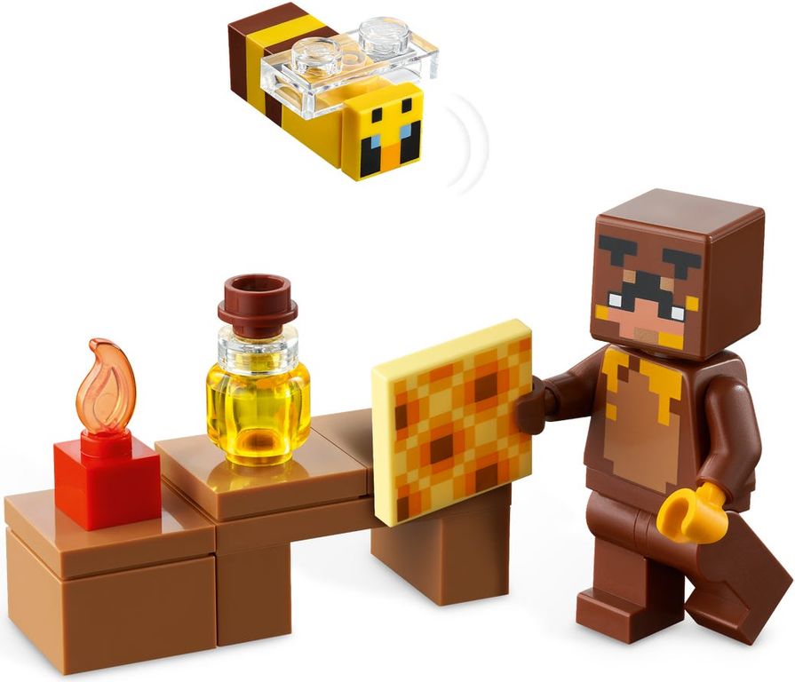 LEGO® Minecraft Het Bijenhuisje minifiguren