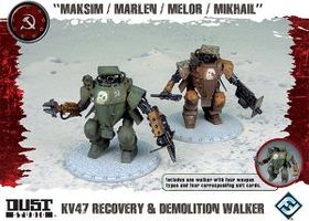 Dust Tactics: KV47 Recovery & Demolition Walker - "Maksim / Marlen / Melor / Mikhail"