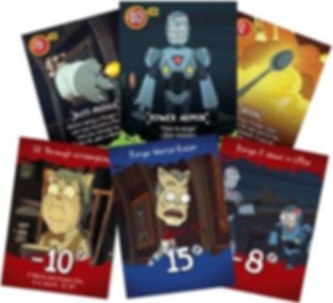 Rick and Morty: The Look Who's Purging Now Card Game cards