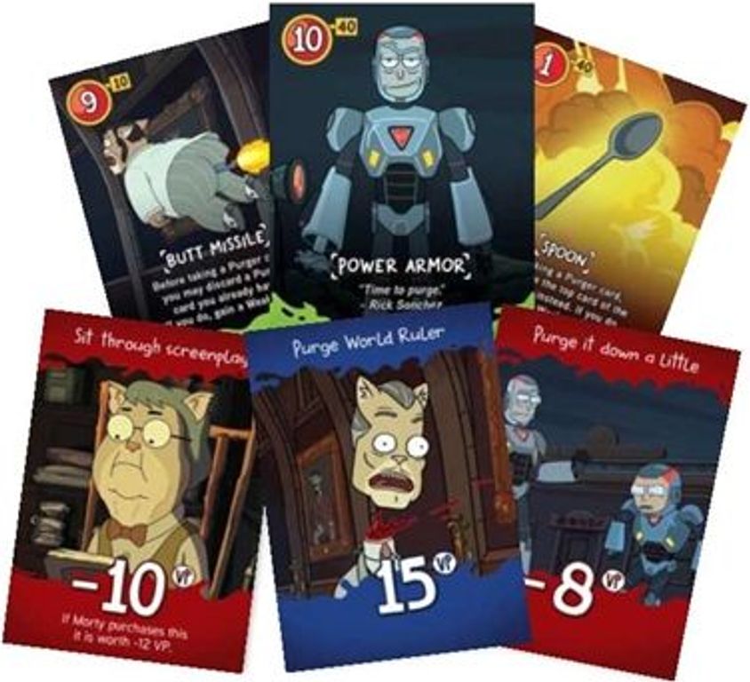 Rick and Morty: The Look Who's Purging Now Card Game carte