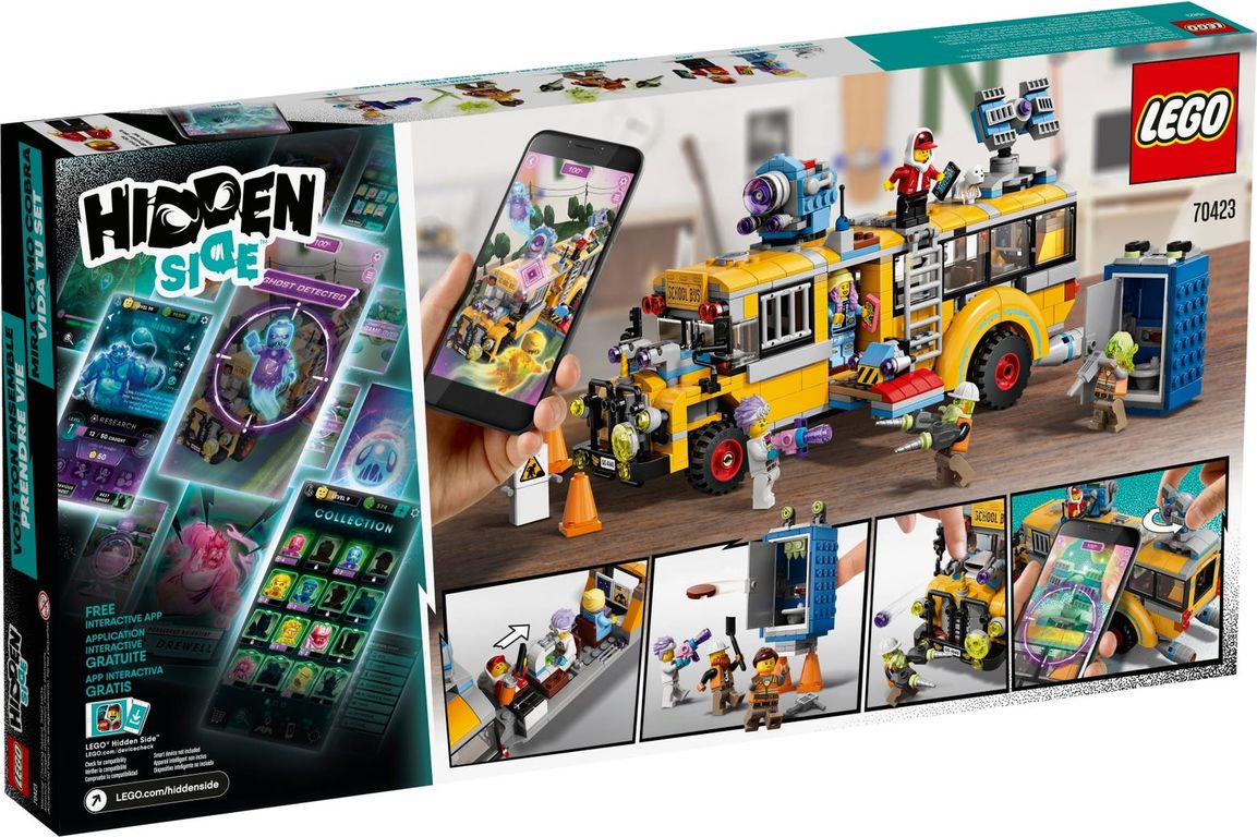 LEGO® Hidden Side Paranormal Intercept Bus 3000 back of the box