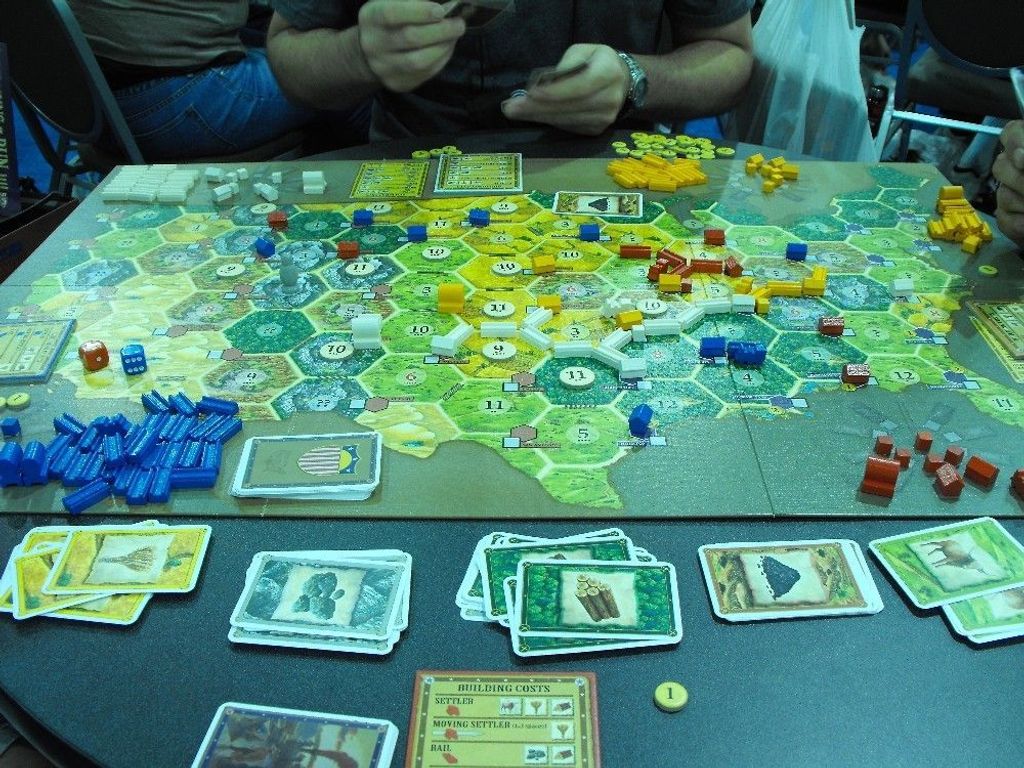 Catan Histories: Settlers of America - Trails to Rails gameplay