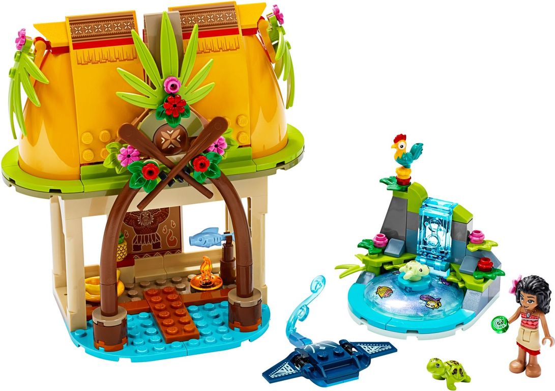 LEGO® Disney La casa sull'isola di Vaiana componenti