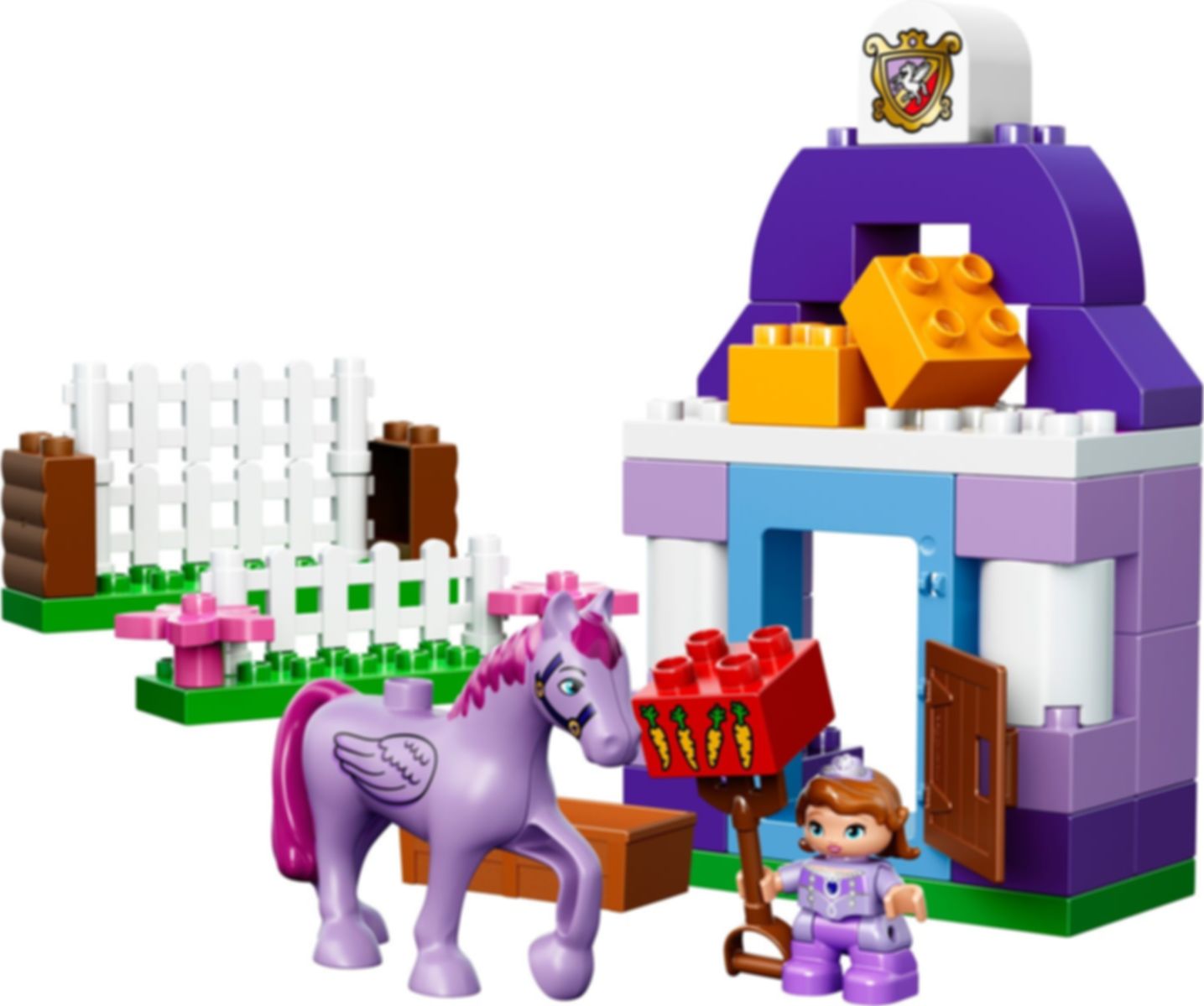 LEGO® DUPLO® Sofia het Prinsesje koninklijke paardenstal speelwijze