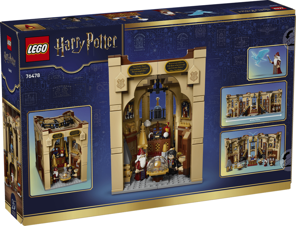 LEGO® Harry Potter™ Book Nook: Dumbledore's Office back of the box