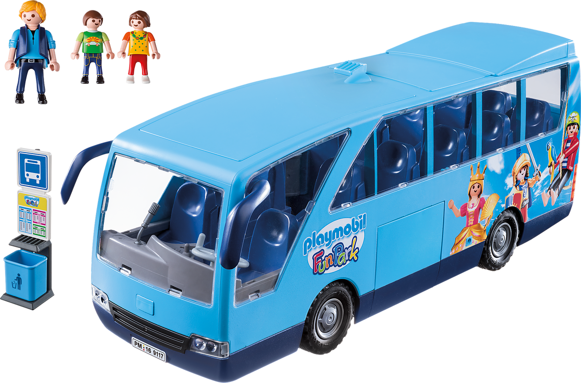 Playmobil® City Life FunPark Bus components