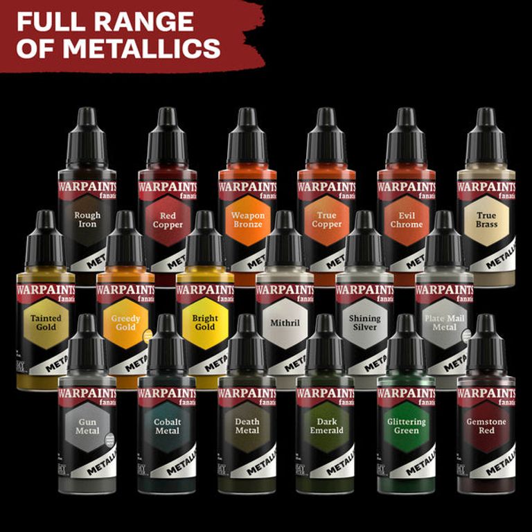 Army Painter: Warpaints Fanatic: Gun Metal sammlung