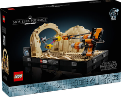 LEGO® Star Wars Diorama de la course de podracers de Mos Espa