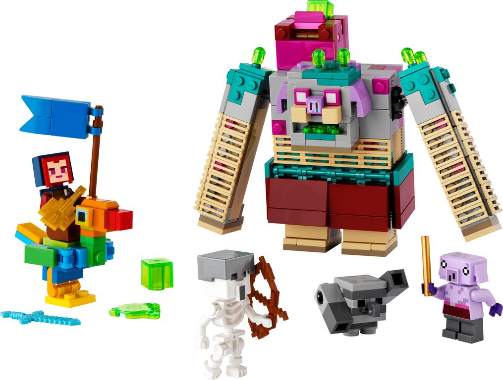 LEGO® Minecraft Duel met de Verslinder componenten