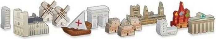 World Wonders: Europa Wonders Pack componenti