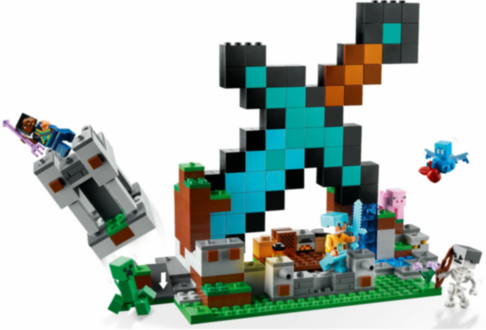LEGO® Minecraft The Sword Outpost componenti