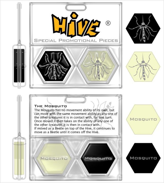 Hive: The Mosquito parte posterior de la caja