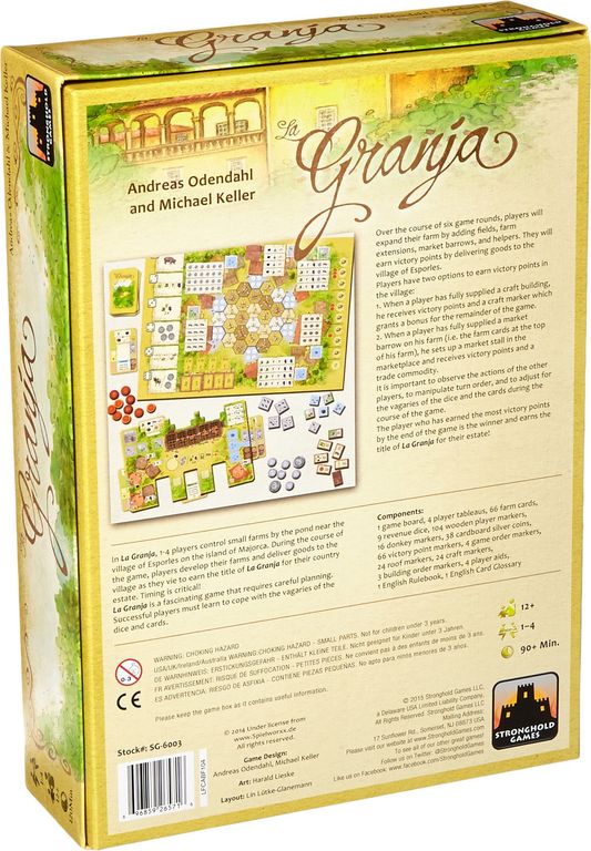 La Granja rückseite der box