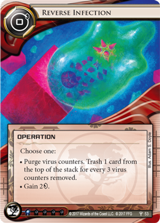 Android: Netrunner - Council of the Crest Reverse Infection kaart