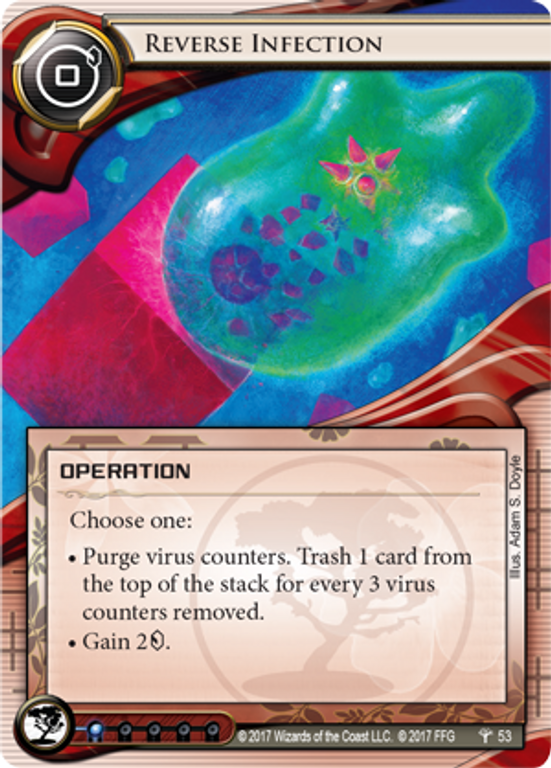 Android: Netrunner - Council of the Crest Reverse Infection carte