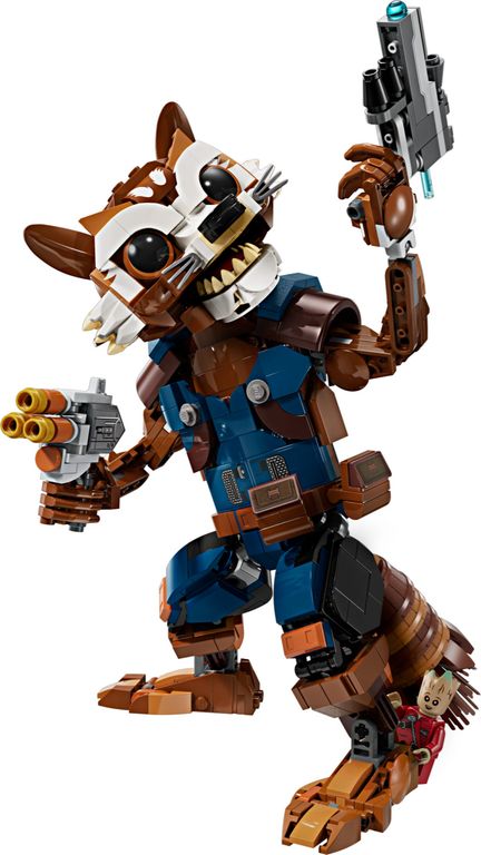 LEGO® Marvel Rocket y Bebé Groot partes