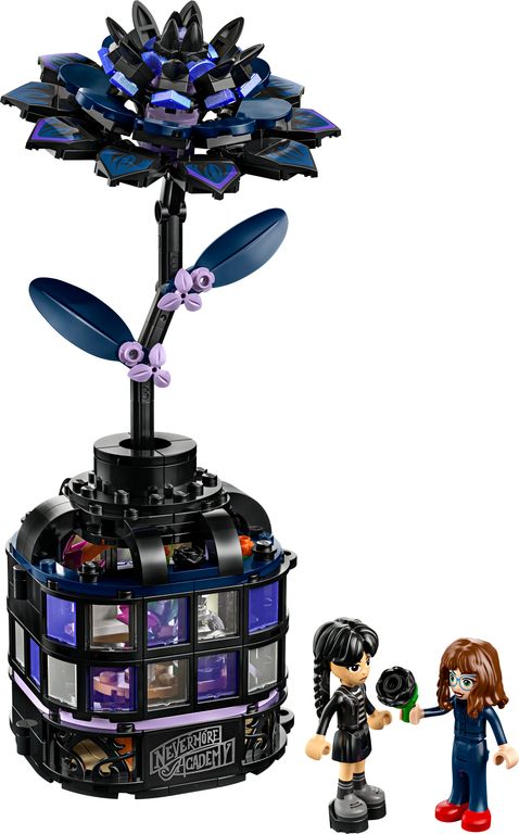LEGO® Wednesday Schwarze Dahlie komponenten
