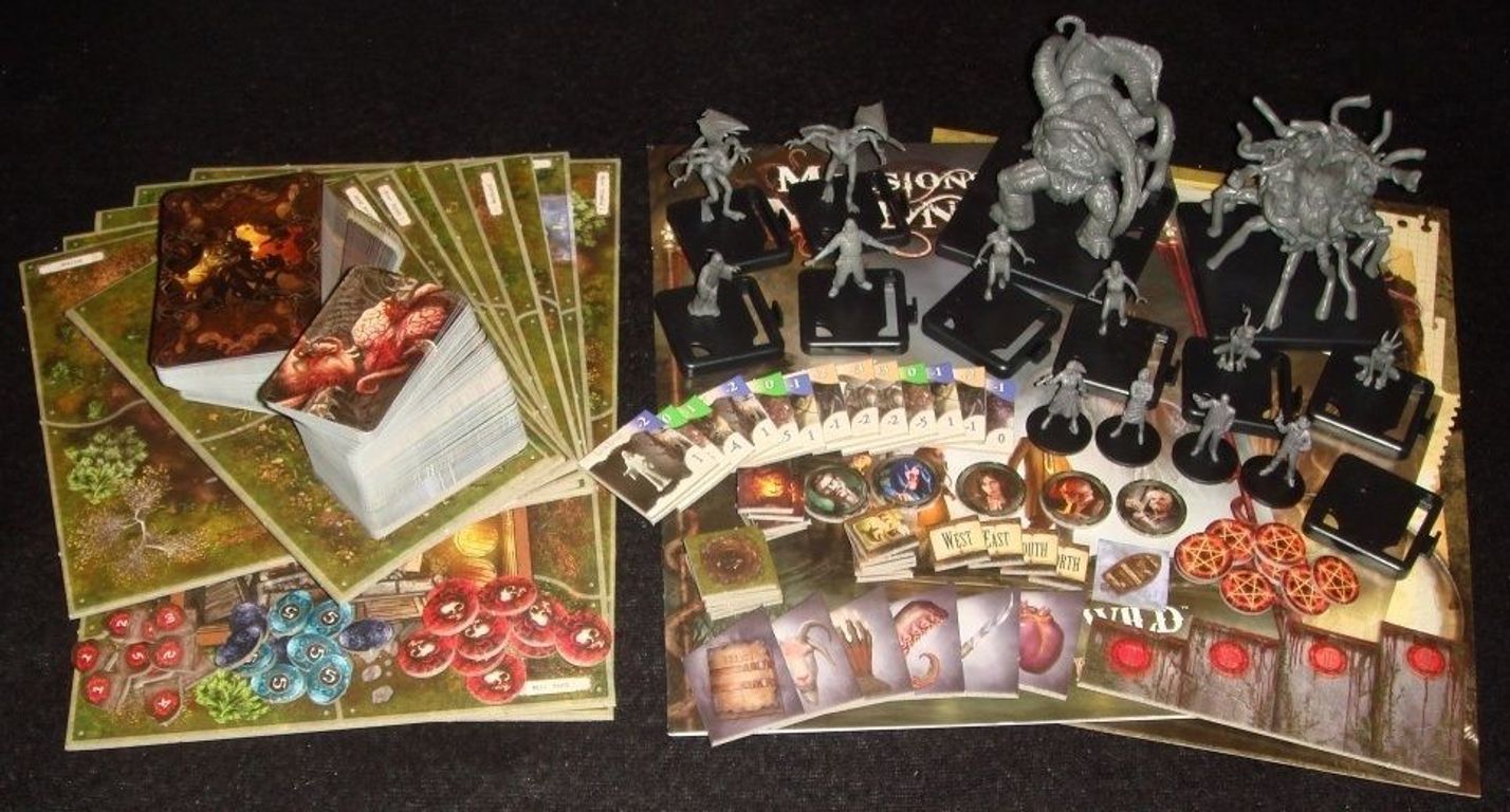 Mansions of Madness: Call of the Wild componenten