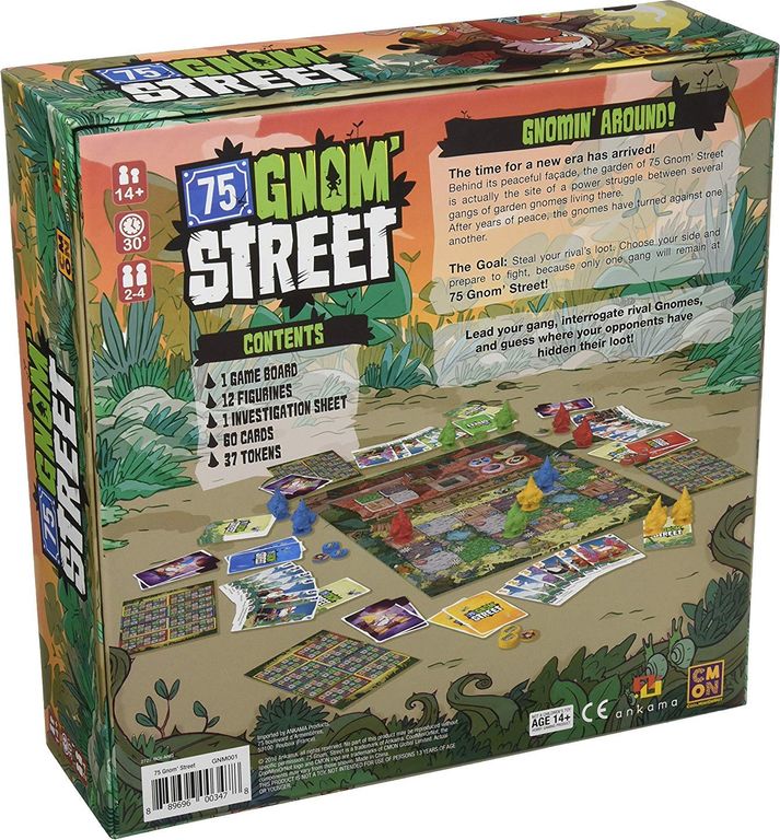 75 Gnom' Street back of the box