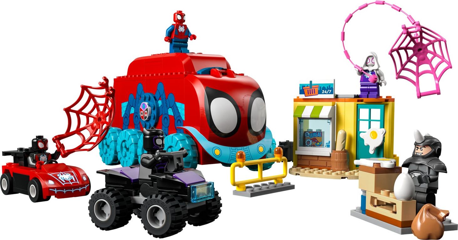 LEGO® Marvel Team Spidey's Mobile Headquarters components