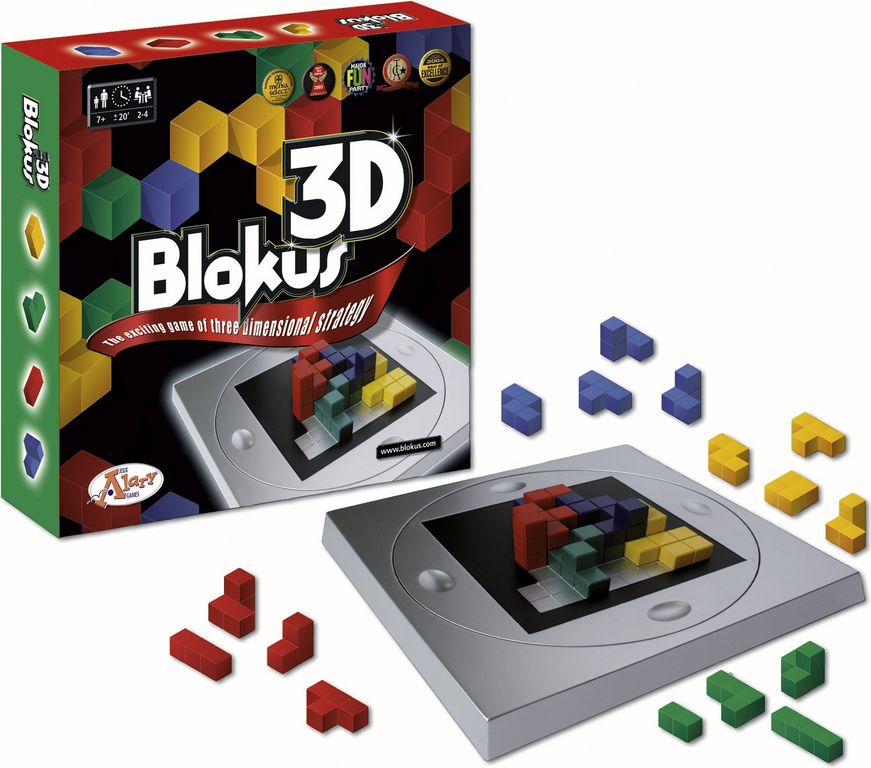 Blokus 3D components