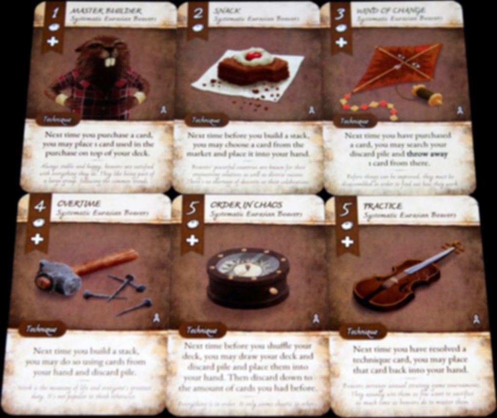 Dale of Merchants: Systematic Eurasian Beavers cards