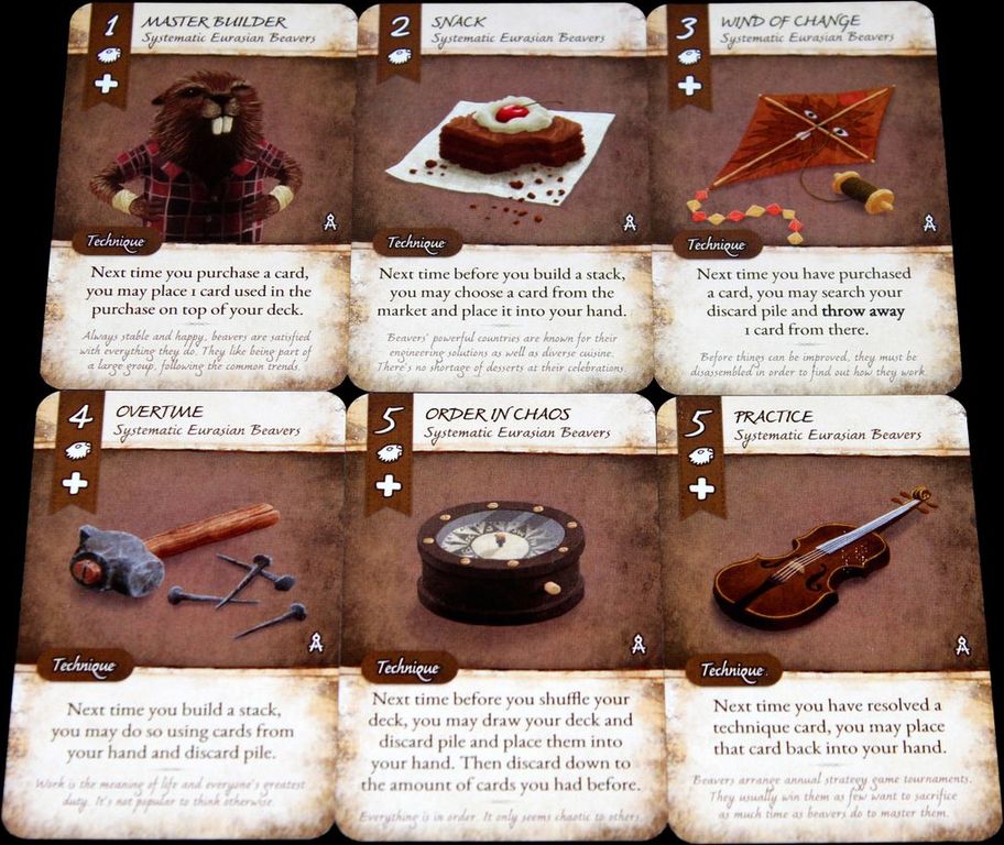 Dale of Merchants: Systematic Eurasian Beavers cards