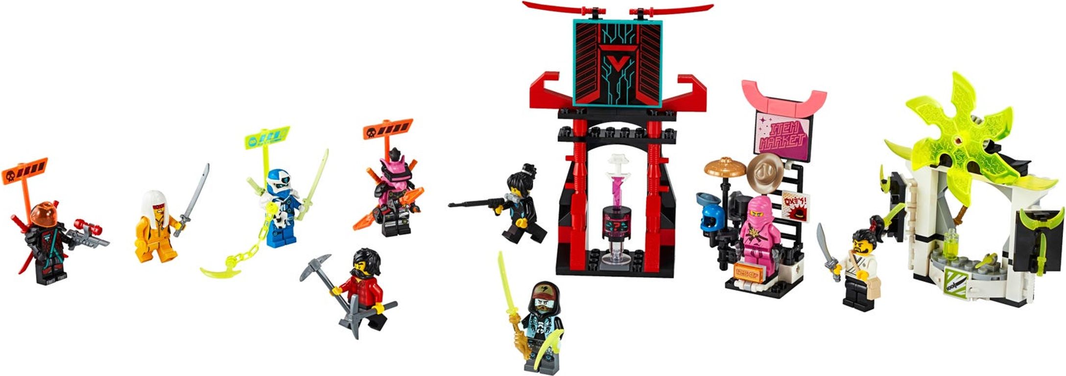 LEGO® Ninjago Marktplatz komponenten