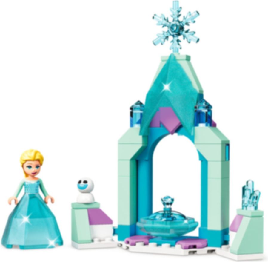 LEGO® Disney Elsa’s Castle Courtyard components