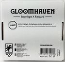 Gloomhaven: Envelope X Reward achterkant van de doos