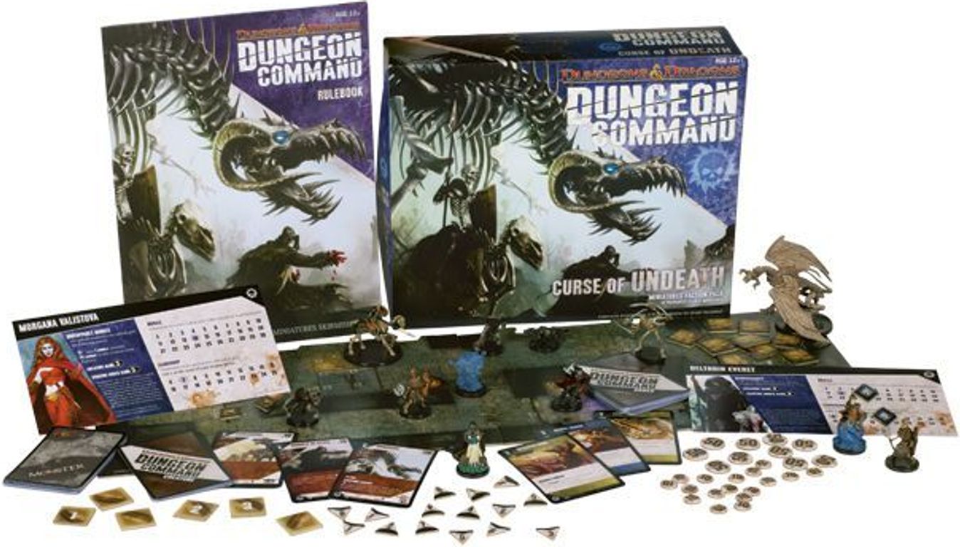 Dungeon Command: Curse of Undeath composants