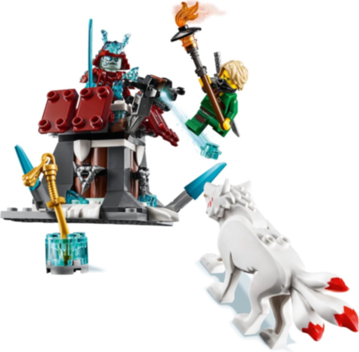 LEGO® Ninjago Angriff des Eis-Samurai komponenten