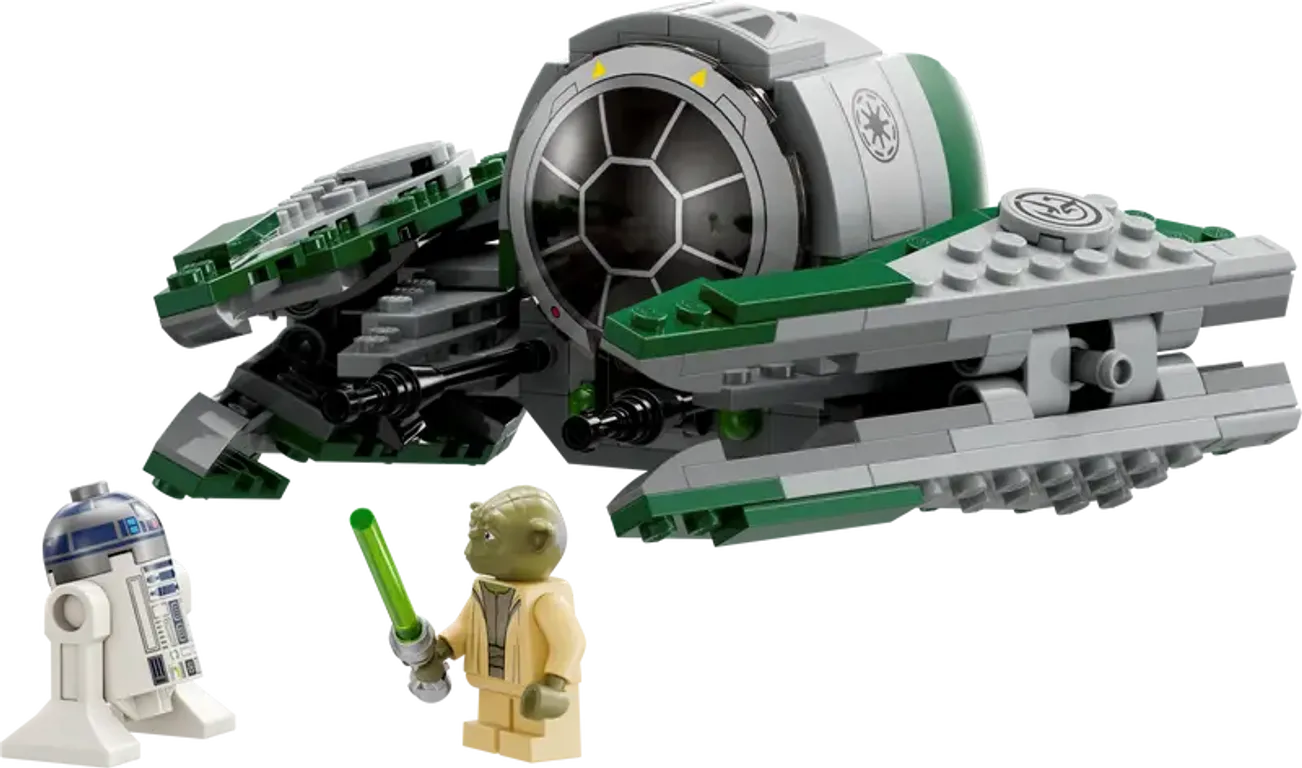 LEGO® Star Wars Yoda's Jedi Starfighter™ components