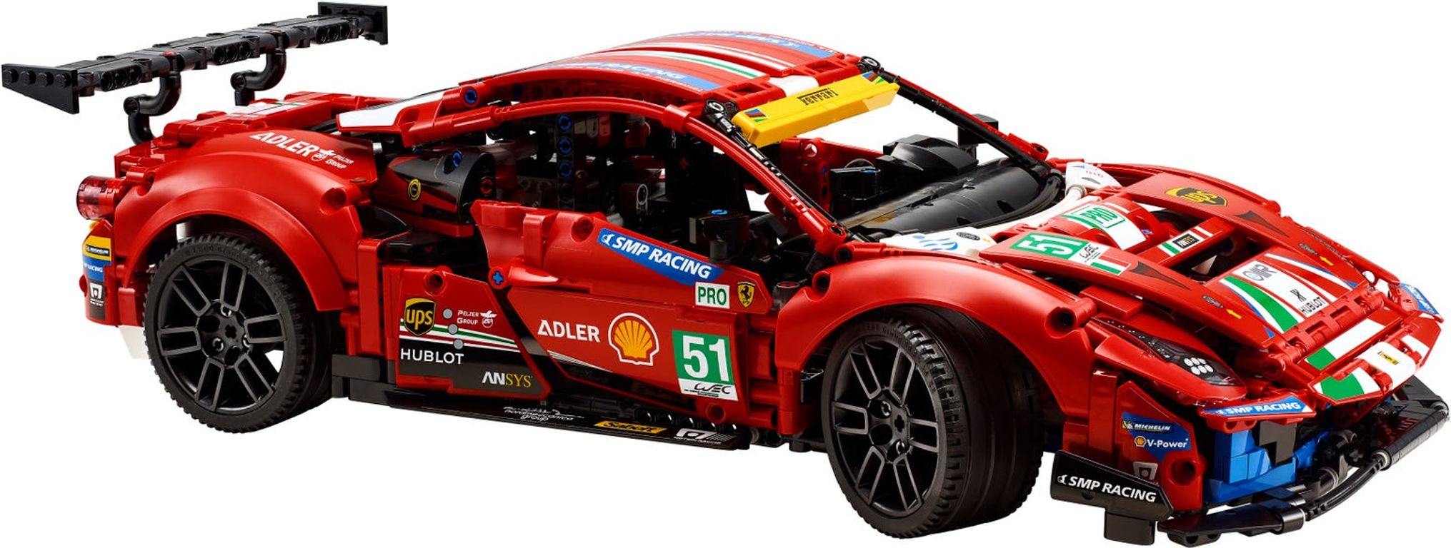 LEGO® Technic Ferrari 488 GTE “AF Corse #51” componenti