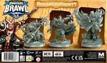 Super Fantasy Brawl: Radiant Authority dos de la boîte