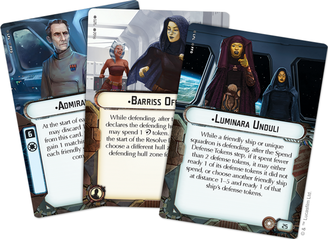 Star Wars: Armada –  Venator-class Star Destroyer Expansion Pack cards
