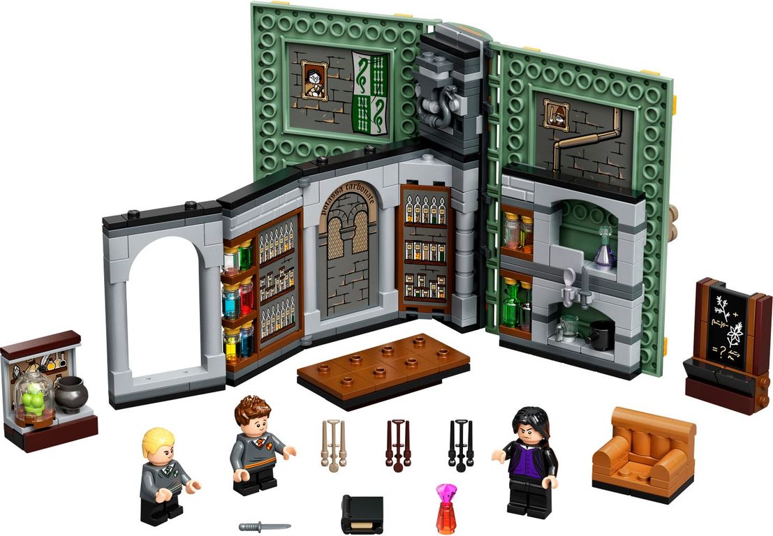 LEGO® Harry Potter™ Poudlard : le cours de potions composants