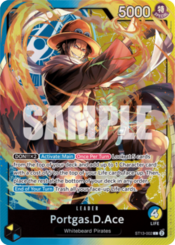 One Piece TCG: Ultra Deck - The Three Brothers cards