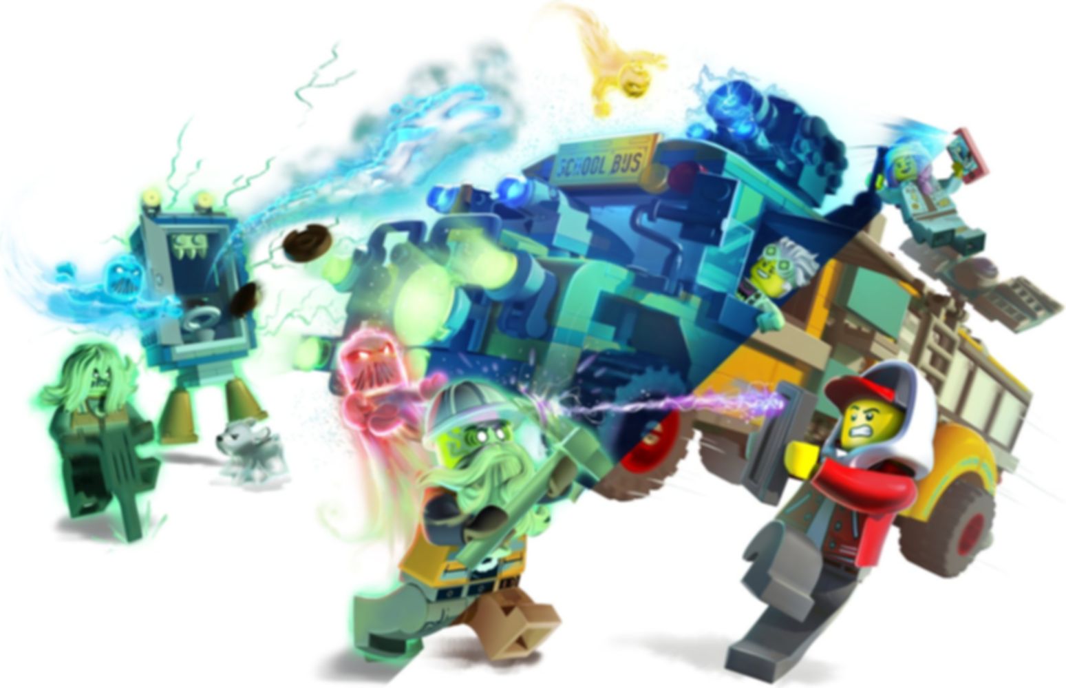 LEGO® Hidden Side Spezialbus Geisterschreck 3000 spielablauf