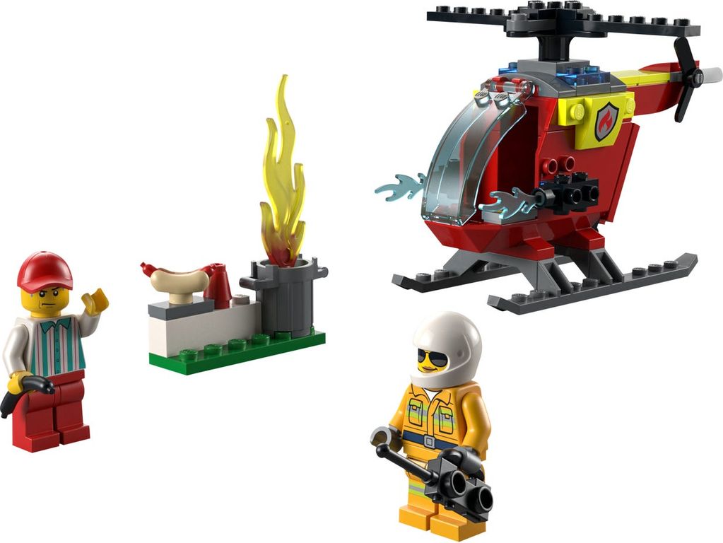 LEGO® City Feuerwehrhubschrauber komponenten