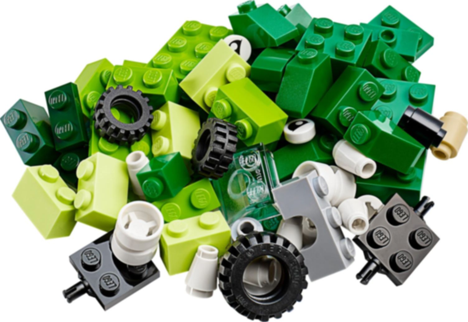 LEGO® Classic Scatola della Creatività Verde componenti