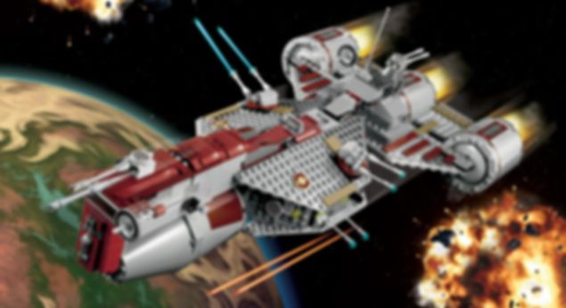 LEGO® Star Wars Republic Frigate jugabilidad