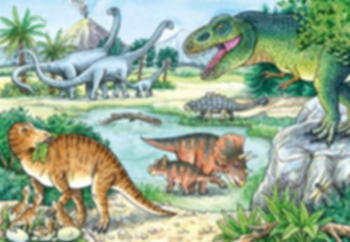 2 Puzzles - Dinosaurs and their Habitats