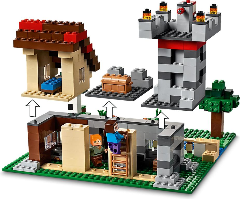 LEGO® Minecraft Caja Modular 3.0 partes