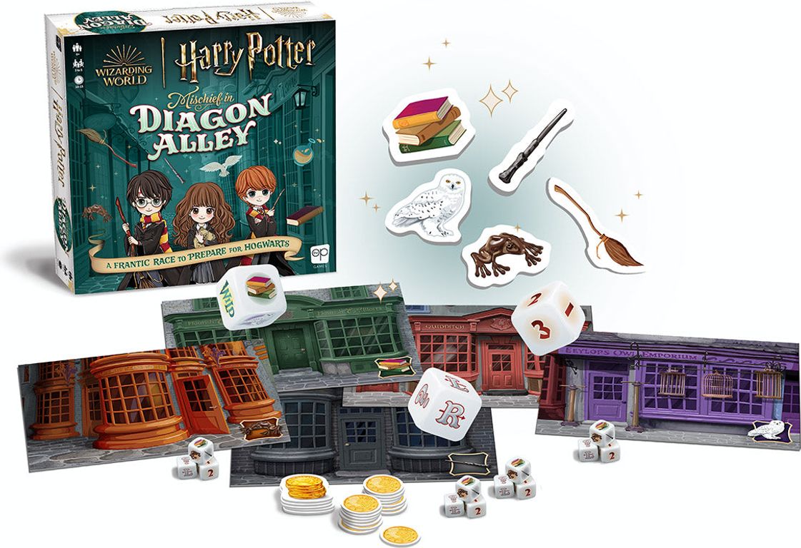 Harry Potter: Mischief on Diagon Alley componenten
