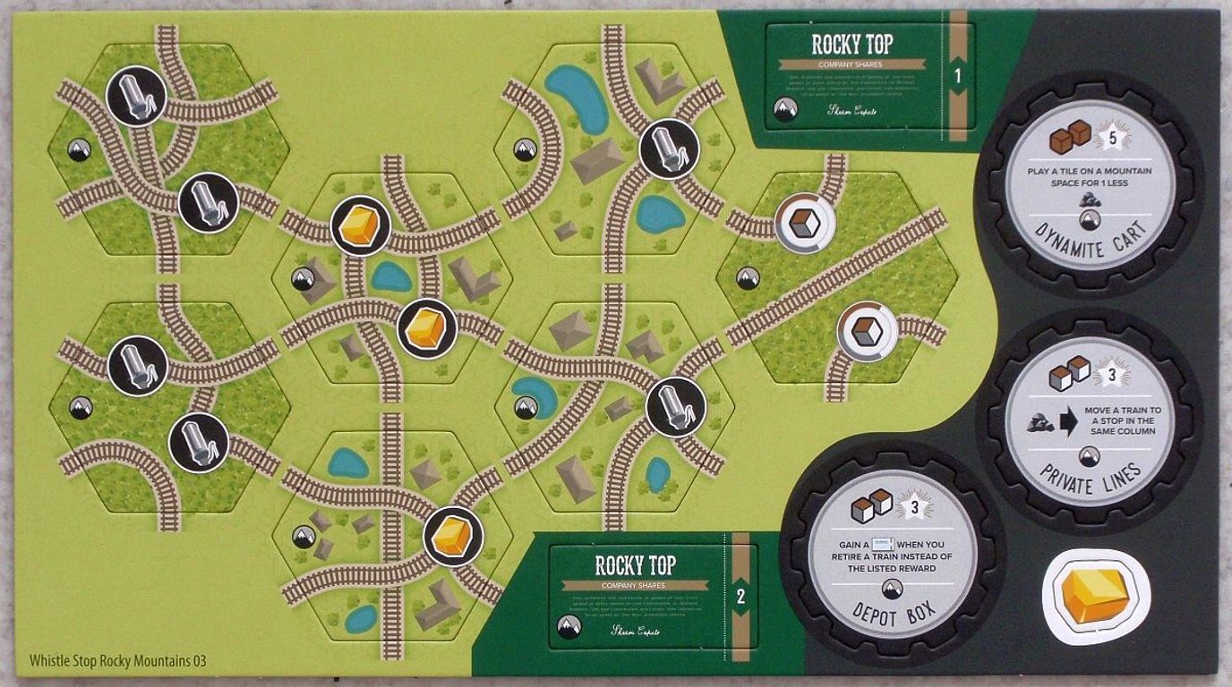 Whistle Stop: Rocky Mountains Expansion components