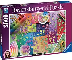 Farbige Puzzles